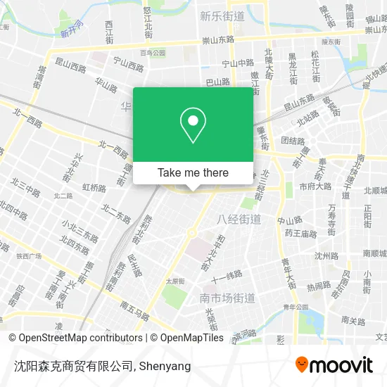 沈阳森克商贸有限公司 map