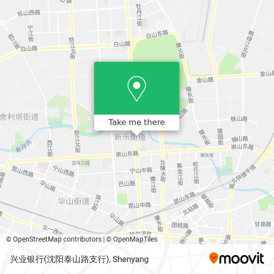 兴业银行(沈阳泰山路支行) map