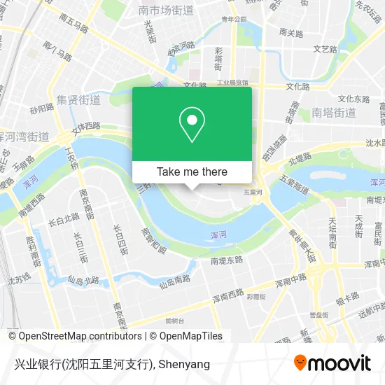 兴业银行(沈阳五里河支行) map