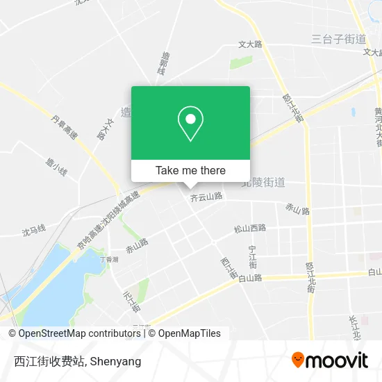 西江街收费站 map
