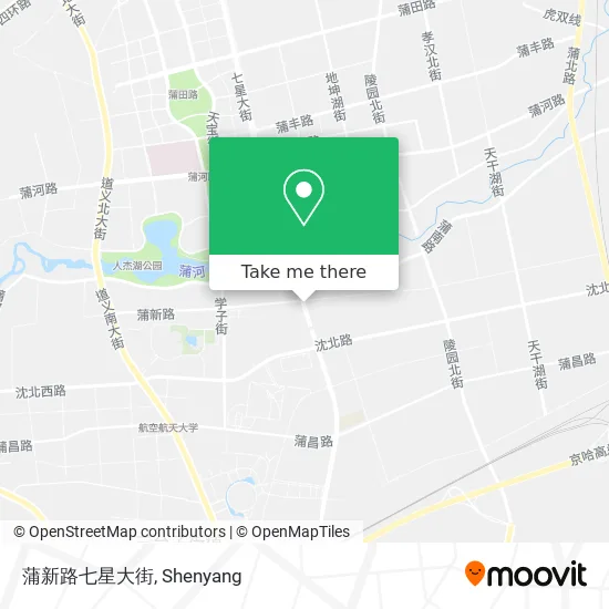 蒲新路七星大街 map