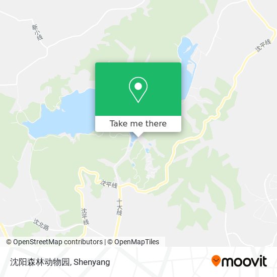 沈阳森林动物园 map