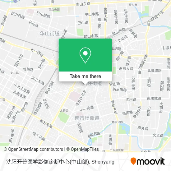 沈阳开普医学影像诊断中心(中山部) map