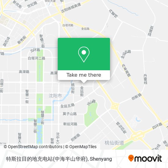 特斯拉目的地充电站(中海半山华府) map