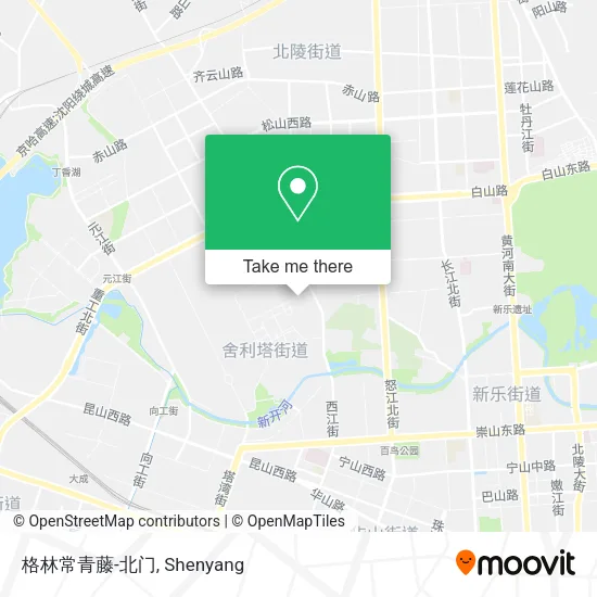 格林常青藤-北门 map
