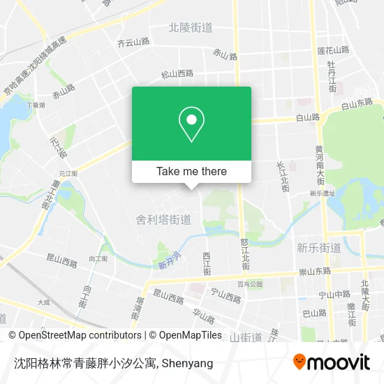 沈阳格林常青藤胖小汐公寓 map