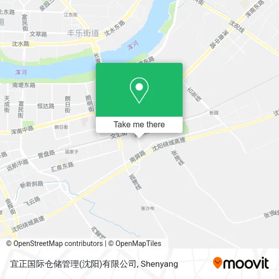 宜正国际仓储管理(沈阳)有限公司 map