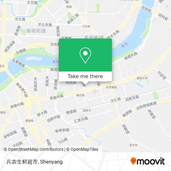 兵农生鲜超市 map