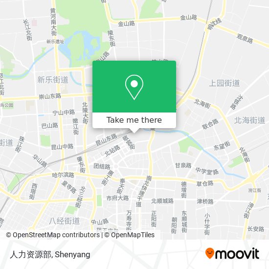 人力资源部 map