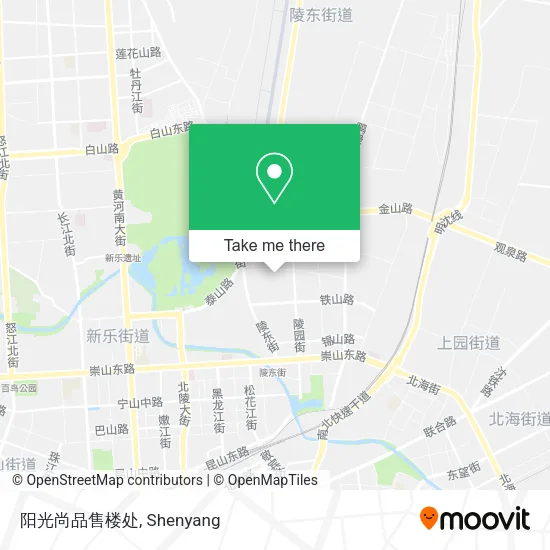 阳光尚品售楼处 map