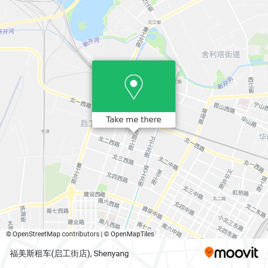 福美斯租车(启工街店) map