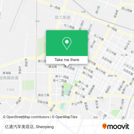 亿通汽车美容店 map