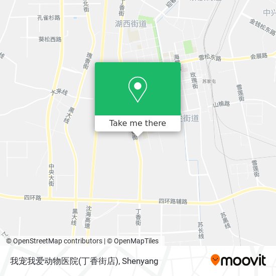 我宠我爱动物医院(丁香街店) map