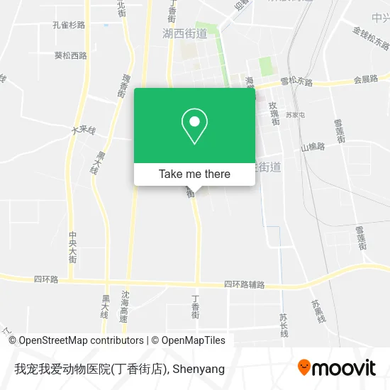 我宠我爱动物医院(丁香街店) map