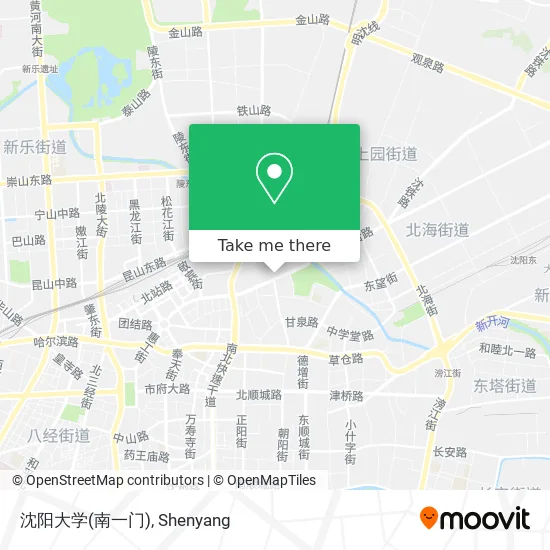 沈阳大学(南一门) map