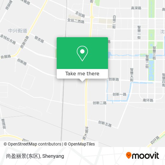 尚盈丽景(东区) map