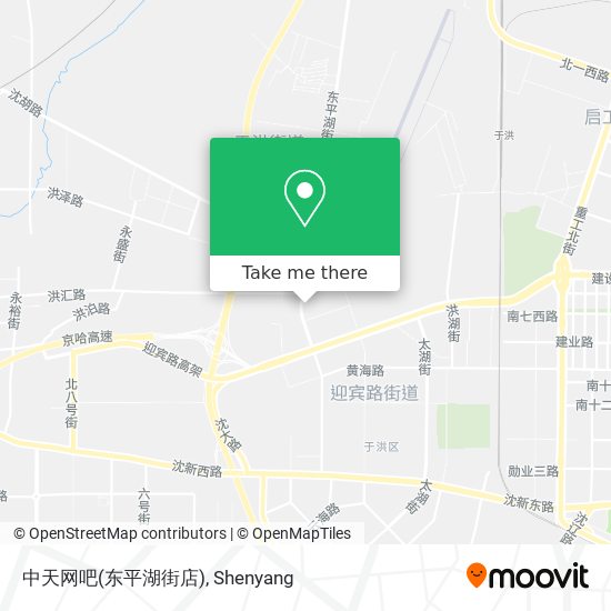 中天网吧(东平湖街店) map