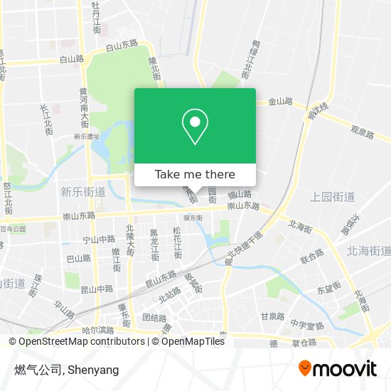 燃气公司 map