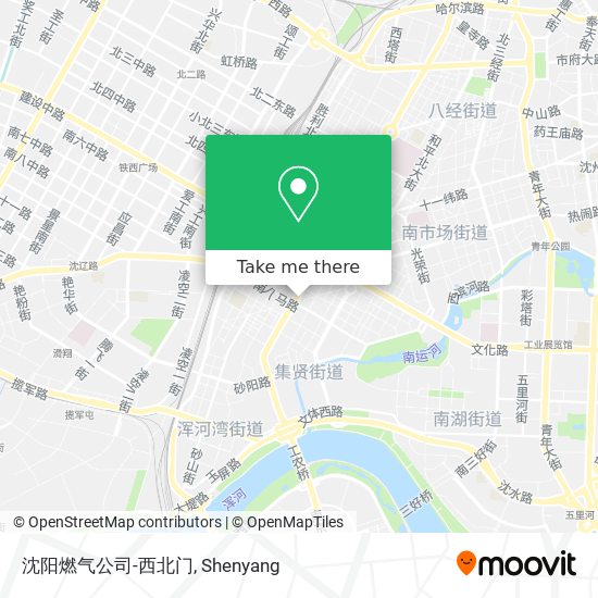 沈阳燃气公司-西北门 map