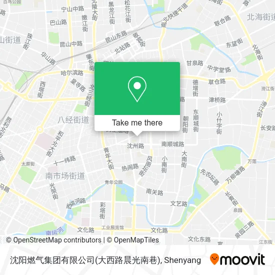 沈阳燃气集团有限公司(大西路晨光南巷) map