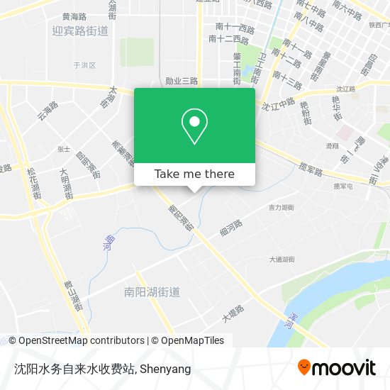 沈阳水务自来水收费站 map
