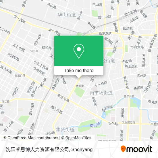 沈阳睿思博人力资源有限公司 map