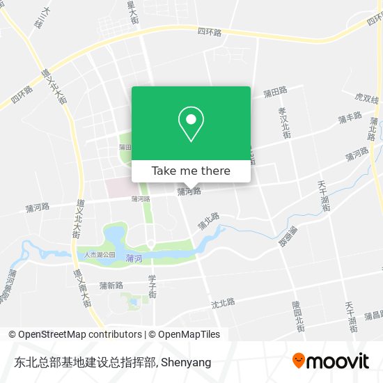 东北总部基地建设总指挥部 map