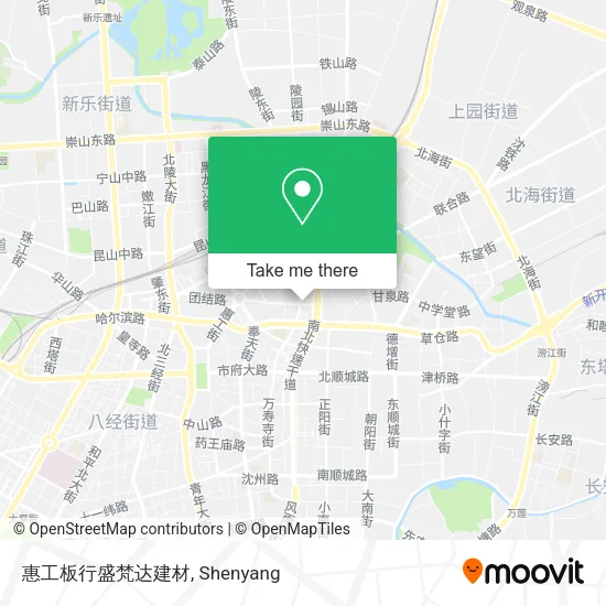 惠工板行盛梵达建材 map