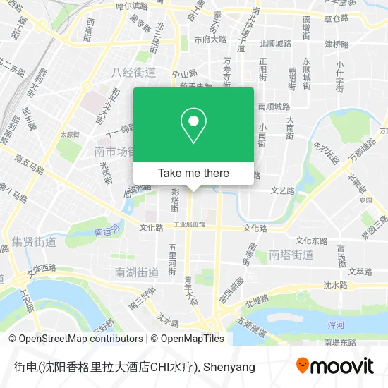 街电(沈阳香格里拉大酒店CHI水疗) map