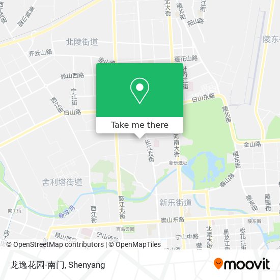 龙逸花园-南门 map