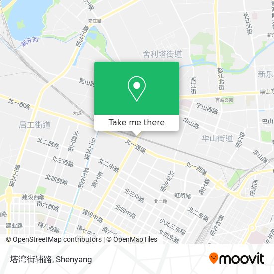 塔湾街辅路 map