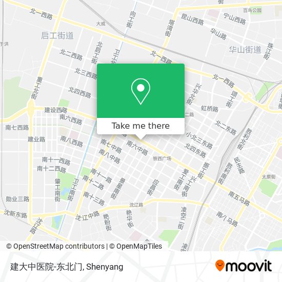 建大中医院-东北门 map