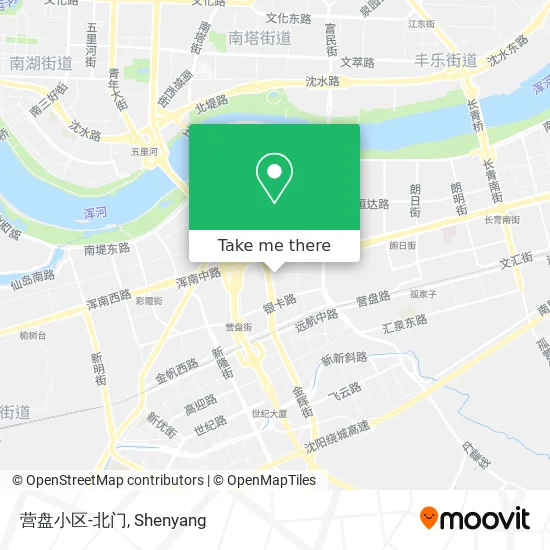 营盘小区-北门 map