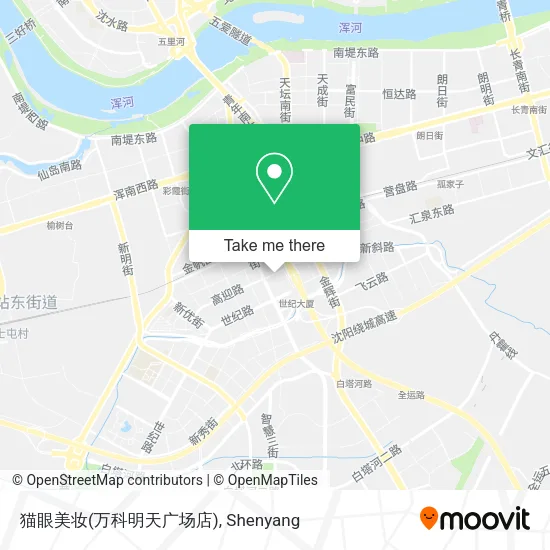 猫眼美妆(万科明天广场店) map