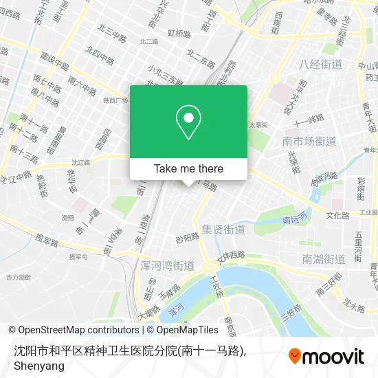 沈阳市和平区精神卫生医院分院(南十一马路) map