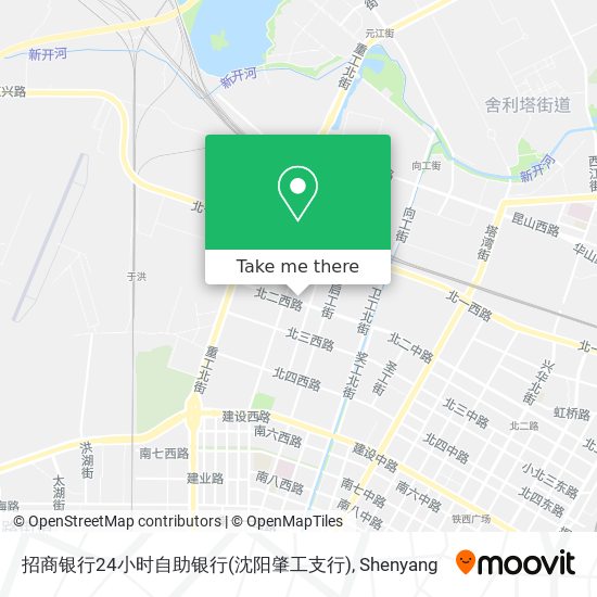 招商银行24小时自助银行(沈阳肇工支行) map
