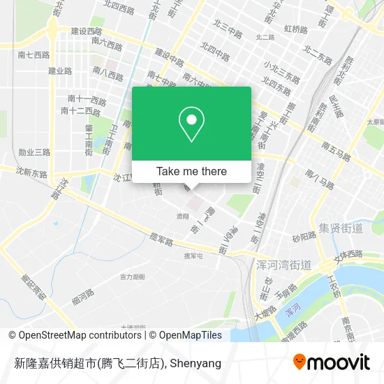 新隆嘉供销超市(腾飞二街店) map