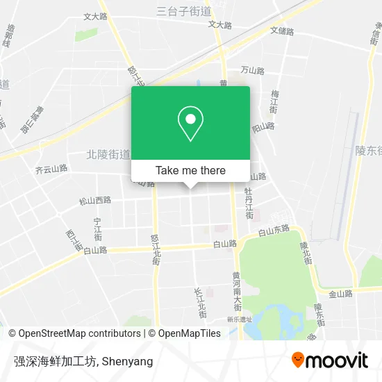 强深海鲜加工坊 map