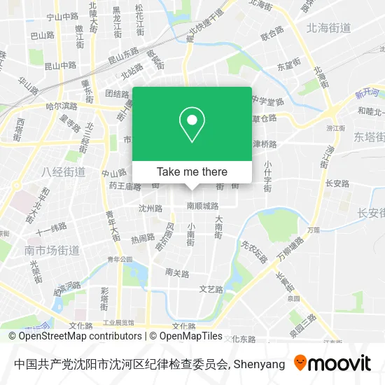 中国共产党沈阳市沈河区纪律检查委员会 map