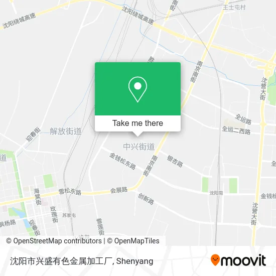 沈阳市兴盛有色金属加工厂 map