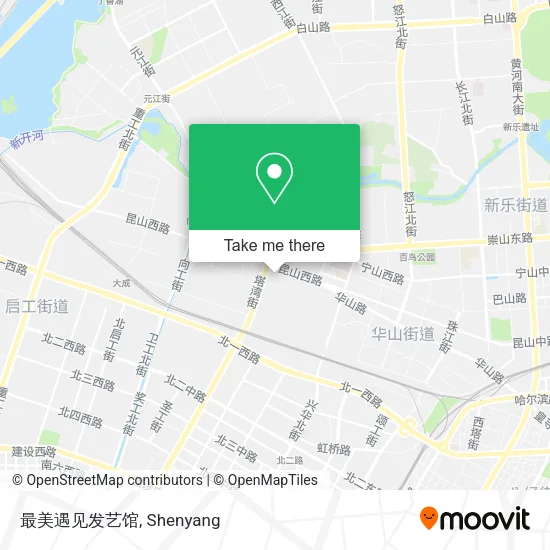 最美遇见发艺馆 map