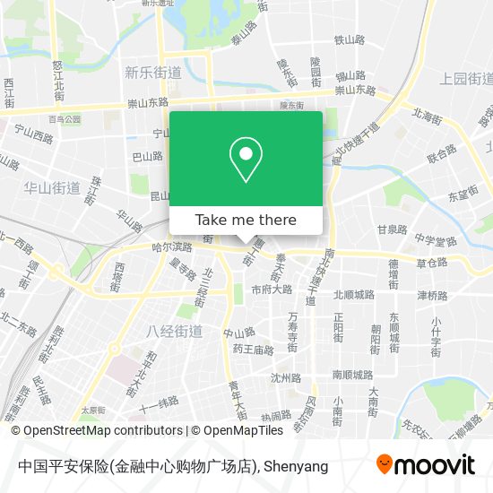 中国平安保险(金融中心购物广场店) map