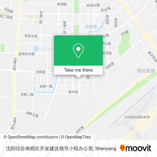 沈阳综合保税区开发建设领导小组办公室 map