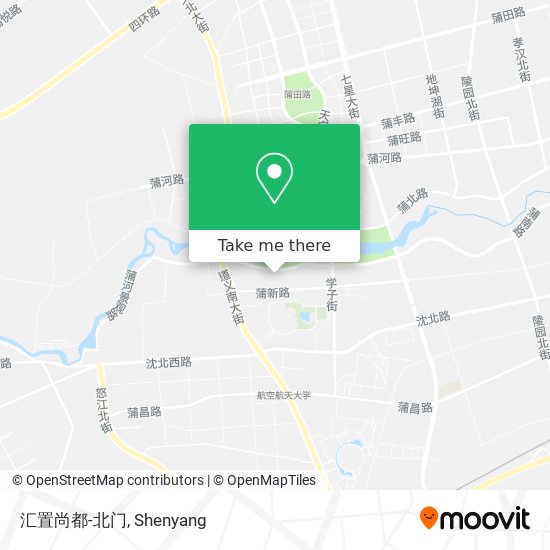 汇置尚都-北门 map