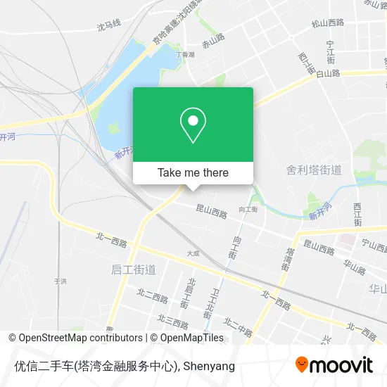 优信二手车(塔湾金融服务中心) map