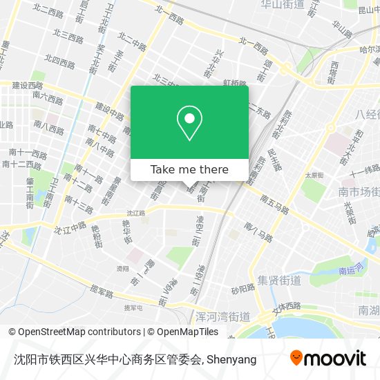 沈阳市铁西区兴华中心商务区管委会 map