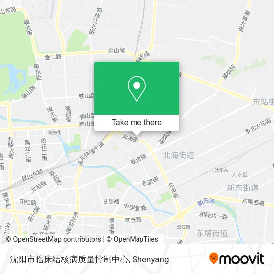 沈阳市临床结核病质量控制中心 map