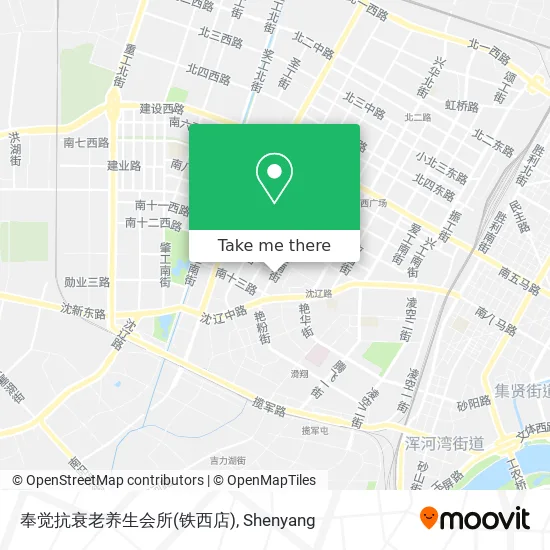 奉觉抗衰老养生会所(铁西店) map