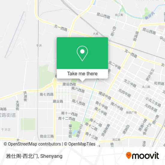 雅仕阁-西北门 map