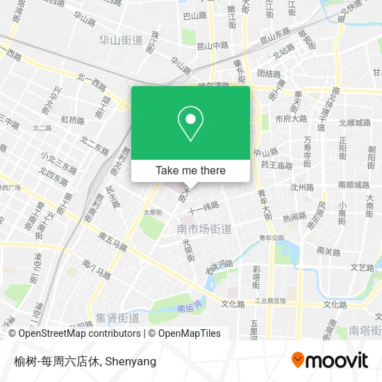 榆树-每周六店休 map